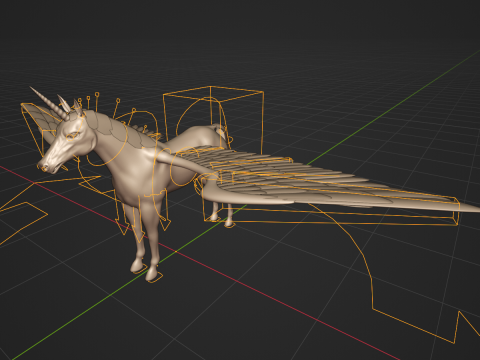 Unicorn Horse 3D Model