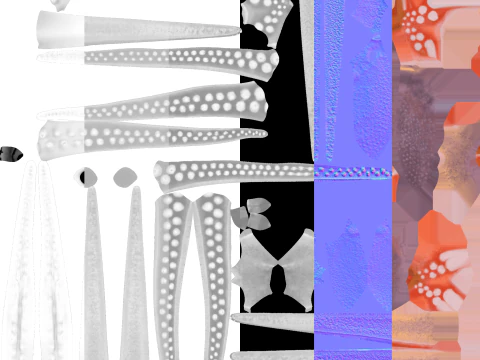 Stylized Octopus 3D Model