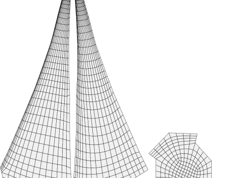 Flu Influenza Molecule 3Dモデル