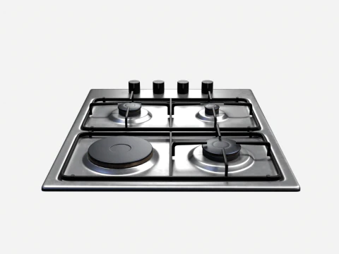 Gas Cooker 3D Model