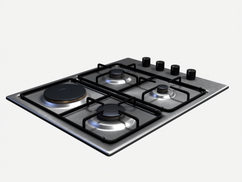 Gas Cooker 3D Модель
