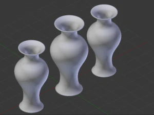 vaso de vidro Modelo 3D