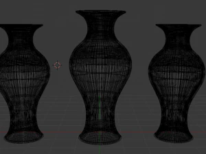 vaso de vidro Modelo 3D