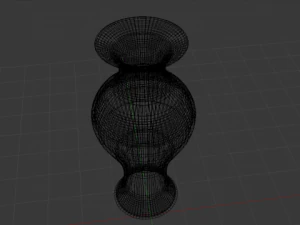 vaso de vidro Modelo 3D