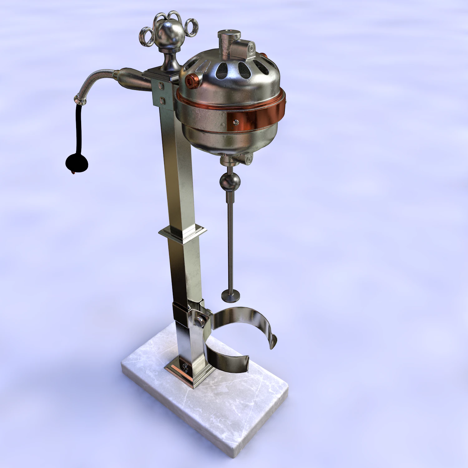 malt mixer circa 1915 3D Model .c4d .max .obj .3ds .fbx .stl .blend 