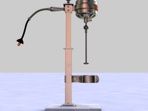 malt mixer circa 1915 3D Model
