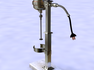 malt mixer circa 1915 Model 3D