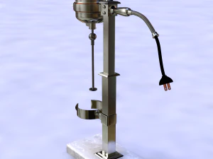 malt mixer circa 1915 3D Model