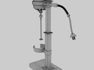 malt mixer circa 1915 Model 3D