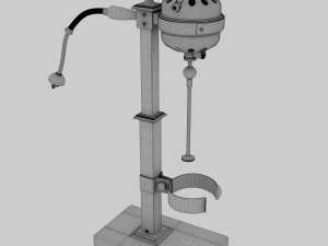 malt mixer circa 1915 3D Model