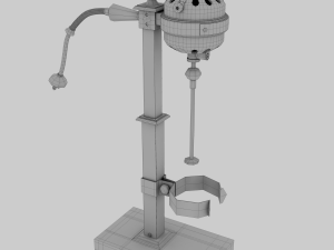 malt mixer circa 1915 Model 3D