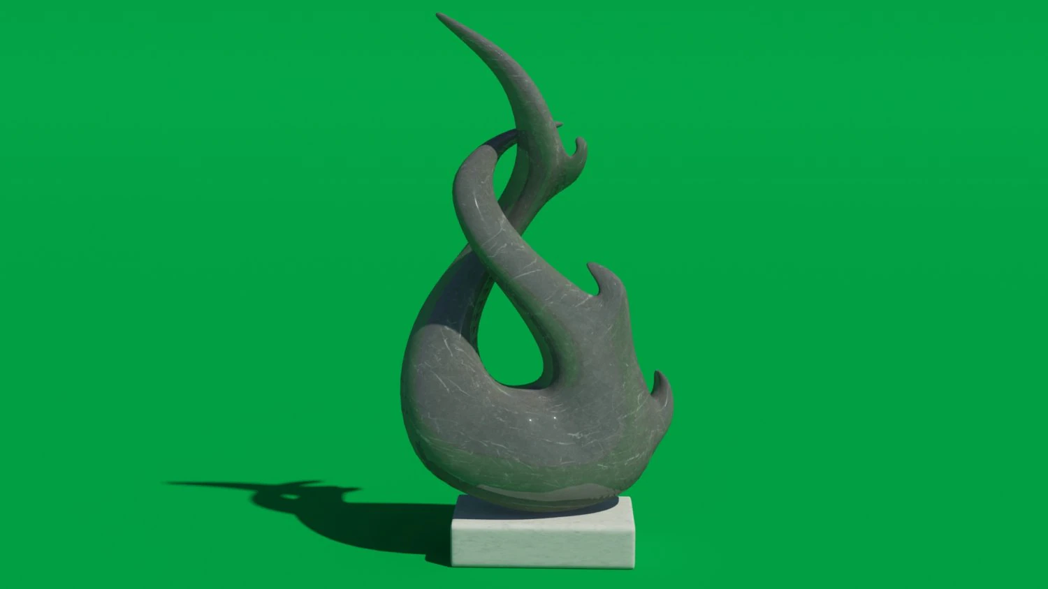 fire sculpture 3D Model .c4d .max .obj .3ds .fbx .stl .blend