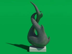 fire sculpture 3D Model
