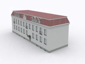 здание 3D Модель