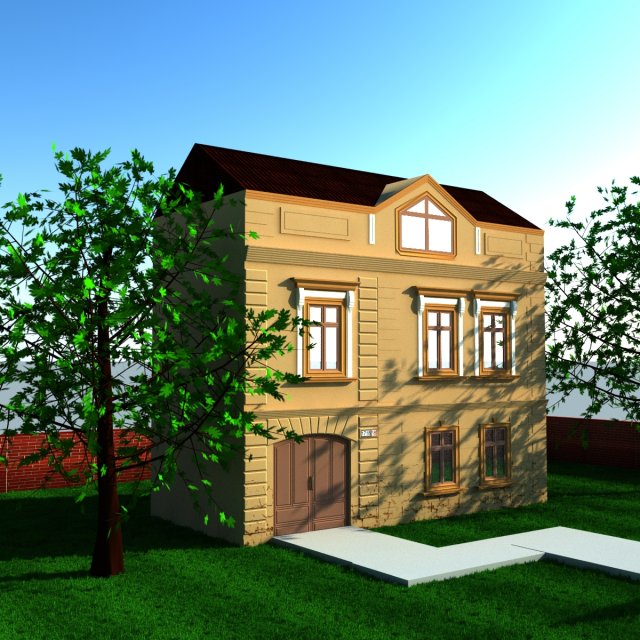 building Modello 3D .c4d .max .obj .3ds .fbx .stl .blend 