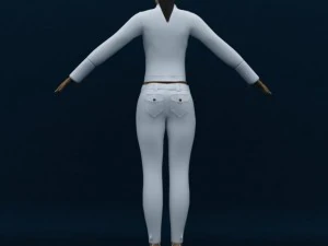 женский 3D Модель