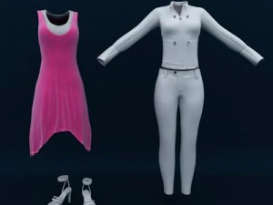 женский 3D Модель