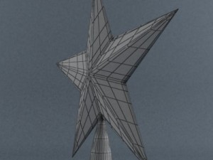 xmastreetop star 3D Модель