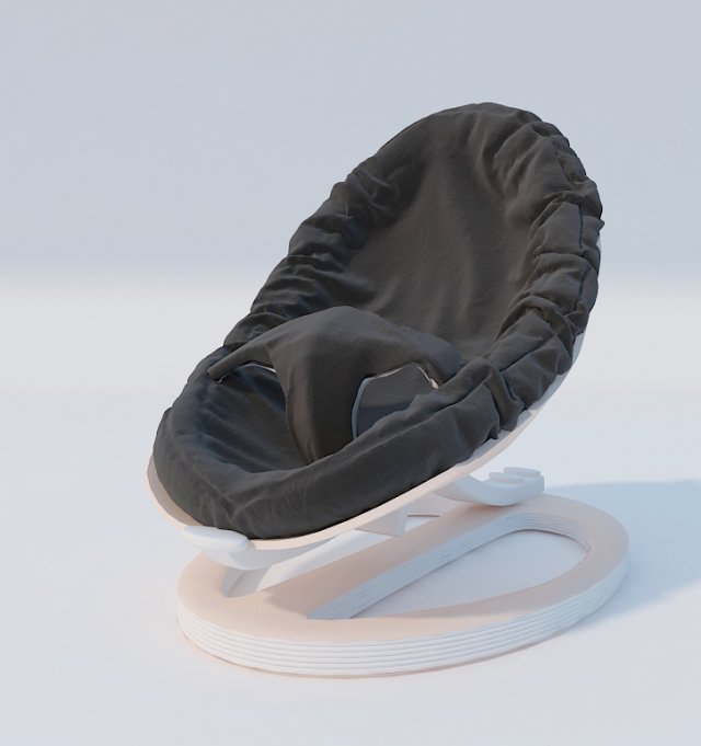 baby sitter bybo design 3D Модель .c4d .max .obj .3ds .fbx .stl .blend 
