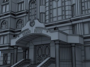 grand hotel 3D Model