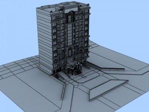 grand hotel 3D Model