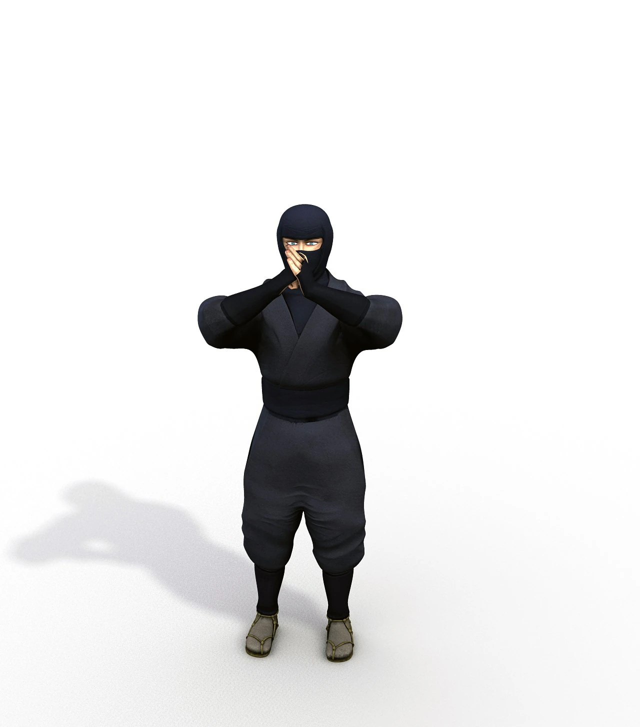 ninja 3D Model .c4d .max .obj .3ds .fbx .stl .blend