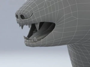 polar bear animated 3D Model