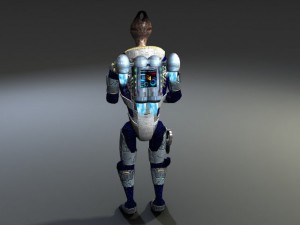 alien animated 3D Model