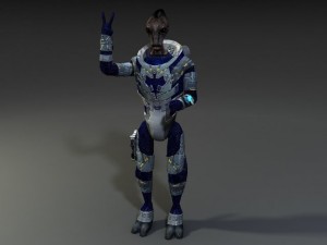 alien animated 3D Model
