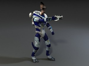 alien animated 3D Model