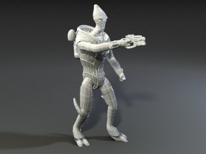 alien animated 3D Model