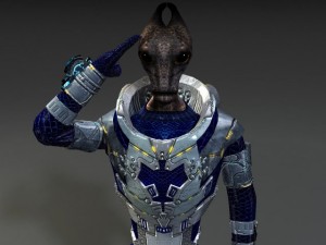 alien animated 3D Model