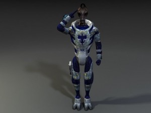 alien animated 3D Model