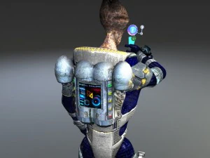 アニメ化されたエイリアン 3Dモデル