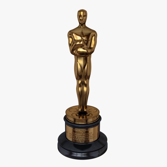 the oscar 3D Модель .c4d .max .obj .3ds .fbx .stl .blend 