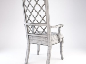 bassett emporium arm chair Model 3D