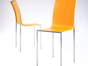 orange modern chair 3Dモデル