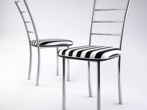 metal chair Model 3D