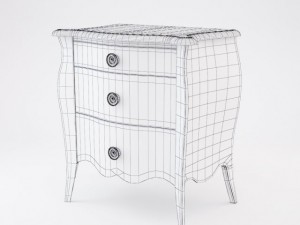 charme night table articolo 727g 3D 模型