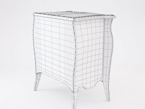 charme night table articolo 727g 3D 模型
