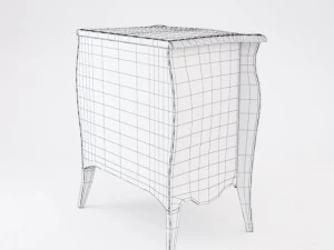charme night table articolo 727g 3D Model