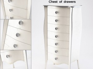 charme chest of drawers articolo 717g Model 3D