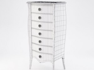 charme chest of drawers articolo 717g 3D 模型