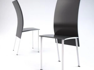 black metal chair 3D Model