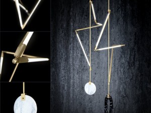 bec brittain helix hanging lamp 3D Model