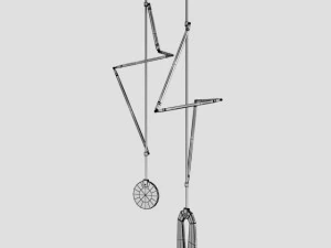 bec brittain helix hanging lamp 3D Model