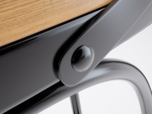dark metal bar chair Modelo 3D