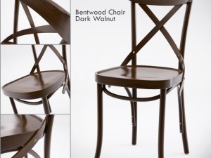 bon bentwood chair Model 3D