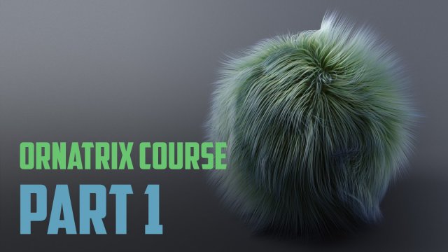 Fur creation with Ornatrix 3ds max and render in Redshift 