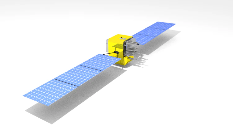 podstawowy satelita Model 3D .c4d .max .obj .3ds .fbx .stl .blend 